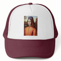 Portrait Of A Boy By Pinturicchio (Best Quality) Mesh Hats