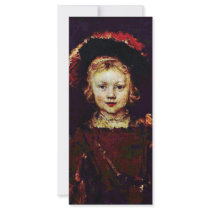 Portrait Of A Boy (Titus Rembrandt'S Son?) Full Color Rack Card