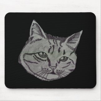 Portrait of a Cat Mousepad mousepad