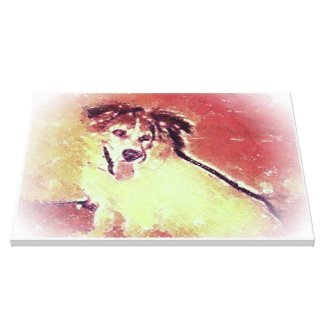 Portrait of a Dog 2 Canvas Canvas Print