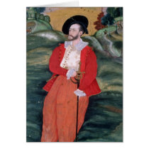 Portrait of a European sailor, c.1590 Card