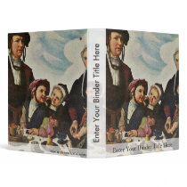Portrait Of A Family By Heemskerck Marten Van (Bes 3 Ring Binder
