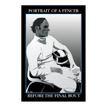 Portrait of a Fencer: Before the Final Bout posters