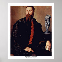 Portrait Of A Gentleman By Bronzino Angelo Posters