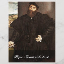 Portrait Of A Gentleman By Lotto Lorenzo (Best Qua Full Color Flyer