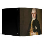 Portrait of a Gentleman with a Rose Buttonhole Vinyl Binder