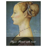 Portrait Of A Girl By Pollaiuolo Piero flyers