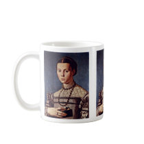 Portrait Of A Girl With Book By Bronzino Angelo Mug
