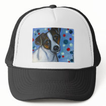 Portrait of a Jack Russell Trucker Hat