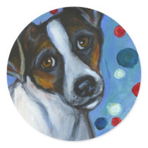 Portrait of a Jack Russell stickers