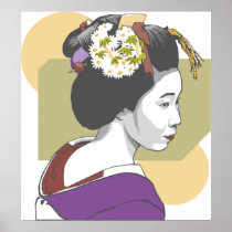 Portrait of a Japanese Woman Print