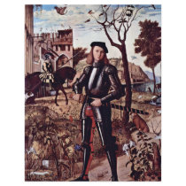 Portrait Of A Knight By Carpaccio Vittore Personalized Flyer
