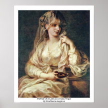 Portrait Of A Lady As A Vestal Virgin Posters