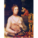 Portrait Of A Lady At Her Toilette,  By Meister De Photo Cut Outs