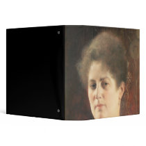 Portrait of a lady vinyl binder