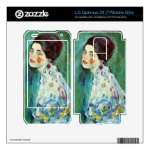 Portrait of a Lady by Gustav Klimt Decals For LG Optimus 2X