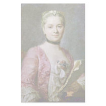 Portrait Of A Lady By Maurice Quentin De La Tour ( Personalized Stationery