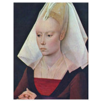 Portrait Of A Lady By Weyden Rogier Van Der Custom Flyer