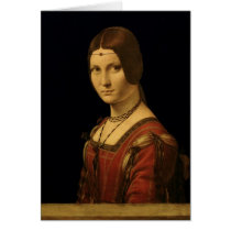 Portrait of a Lady from the Court of Milan Greeting Card