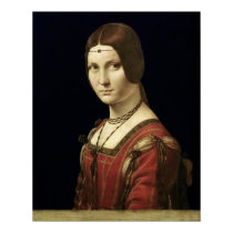 Portrait of a Lady from the Court of Milan Posters