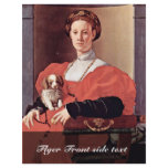 Portrait Of A Lady In Red Dress By Pontormo Jacopo Flyers
