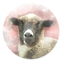 Portrait of a Lamb stickers