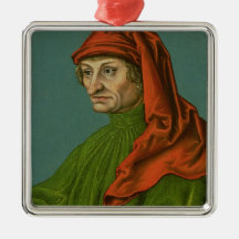Portrait of a Man 2 Christmas Ornaments