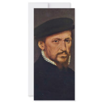 Portrait Of A Man By Key Willem (Best Quality) Customized Rack Card