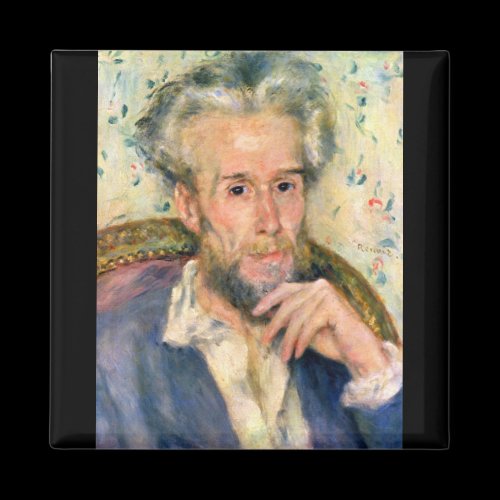 Portrait of a man by Pierre Renoir Magnet