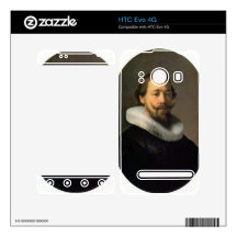 Portrait of a man by Rembrandt HTC Evo 4G Decal