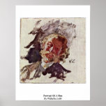 Portrait Of A Man By Wilhelm Leibl Poster