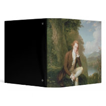 Portrait of a man in brown binder