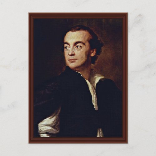 Portrait Of A Man (Johann Joachim Winckelmann?) Post Card