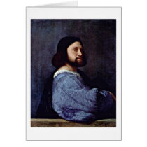 Portrait Of A Man (L'Ariosto) By Titian Card