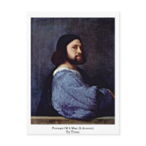 Portrait Of A Man (L'Ariosto) By Titian Post Cards