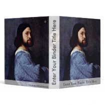 Portrait Of A Man (L'Ariosto) By Tizian 3 Ring Binders