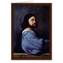 Portrait Of A Man (L'Ariosto) By Tizian Card