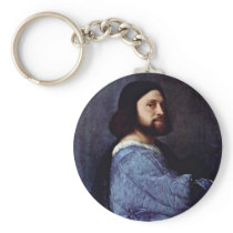 Portrait Of A Man (L'Ariosto) By Tizian Keychains