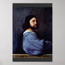 Portrait Of A Man (L'Ariosto) By Tizian Posters