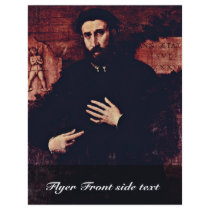 Portrait Of A Man Of 37 Years By Lotto Lorenzo (Be Custom Flyer