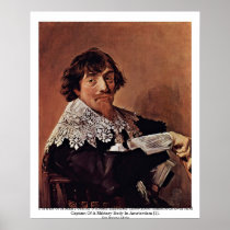 Portrait Of A Man Possibly Nicolaes Hasselaer Posters