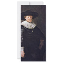 Portrait Of A Man Possibly The Poet January Rack Card