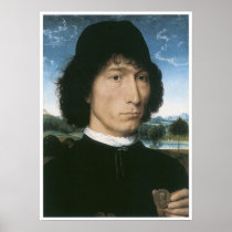 Portrait of a Man w/ a Coin of the Emperor Nero Poster
