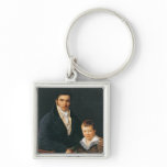 Portrait of a Member of the Barbet Family Key Chains