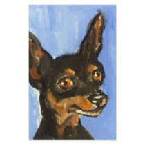 Portrait of a miniature pinscher stationery by zadajeanne Portrait of a miniature pinscher stationery
