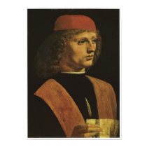 Portrait of a Musician, Leonardo da Vinci, 1485 Print