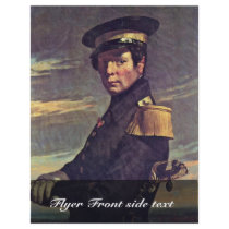 Portrait Of A Naval Officer By Millet  (Best Quali Flyer Design