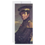 Portrait Of A Naval Officer By Millet  (Best Quali rack cards