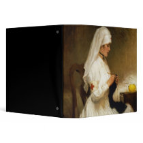 Portrait of a Nurse from the Red Cross Vinyl Binders