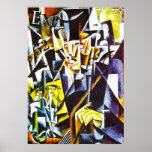 Portrait of a Philosopher, by Lyubov Popova Poster